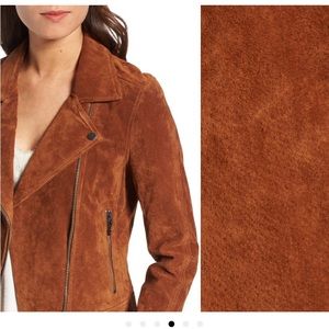 Blanknyc spice moto jacket suede NEW WITH TAGS